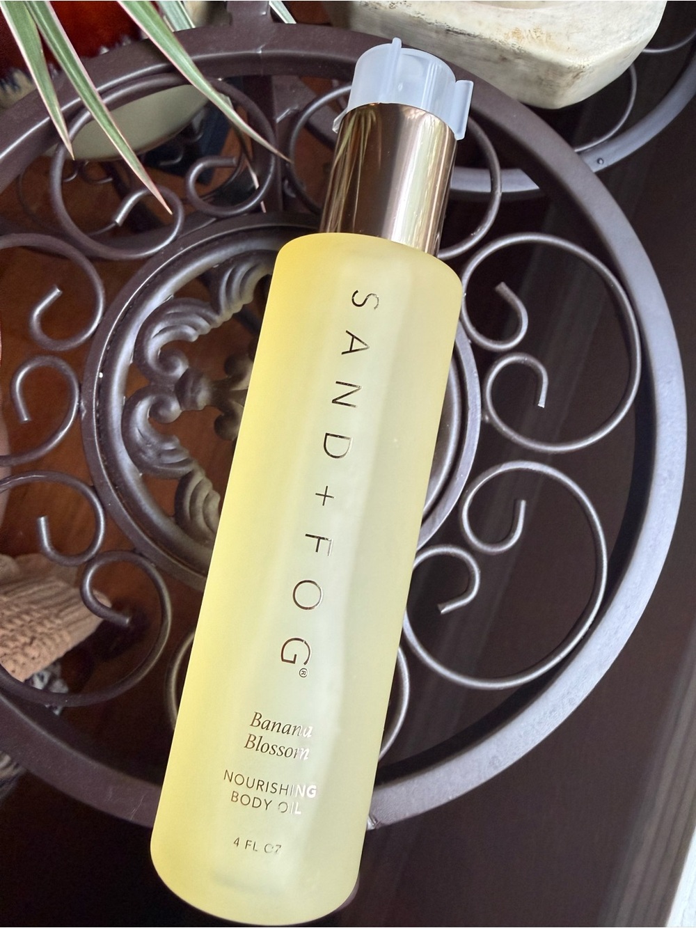 Sand + Fog Banana Blossom Nourishing Body Oil — Yellow